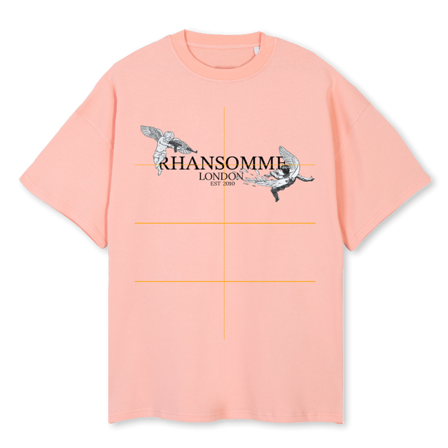 RSM WINGS Pink Clay Oversized Tee.
