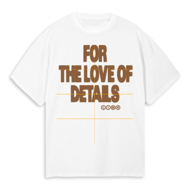 LIMN White Oversized Tee.