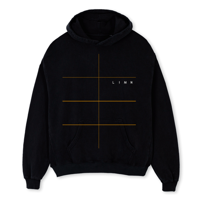 LIMN Black Oversized Hoodie.