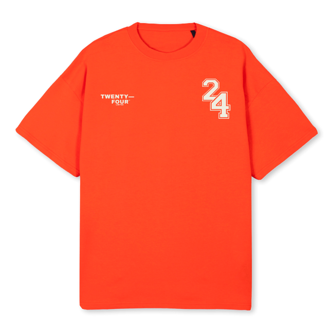 TFSHIRTORANGE Hot Orange Oversized Tee.