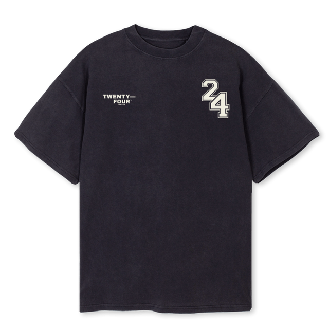 TFSHIRTVBLACK Vintage Black Oversized Tee.