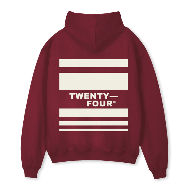 TFHOODIEBURGUNDY Burgundy Oversized Hoodie.