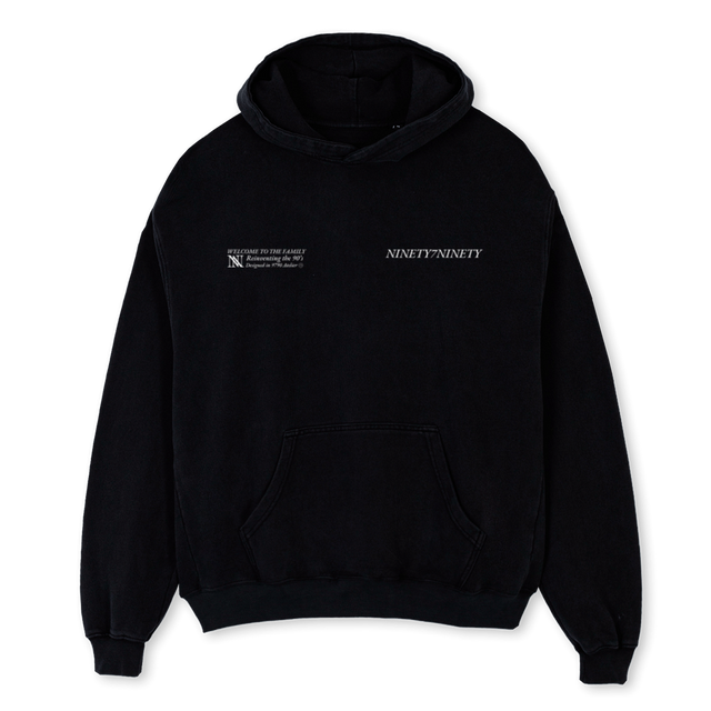 NTYWH Black Oversized Hoodie.
