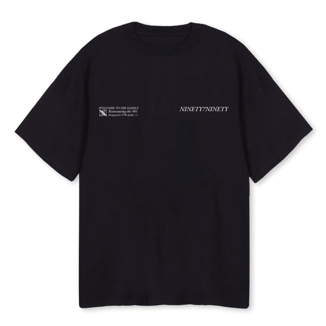 NTYFTEE Black Oversized Tee.