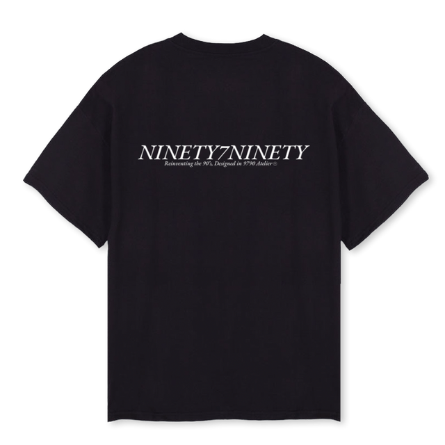 NTYFTEE Black Oversized Tee.