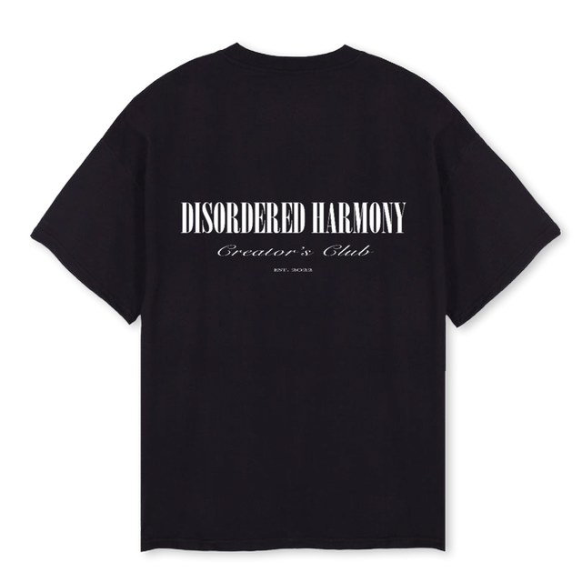 CREATORS CLUB Black Oversized Tee.