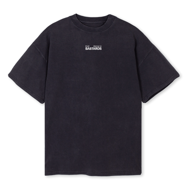 TFBVBLACK Vintage Black Oversized Tee.