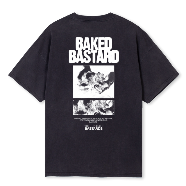 TFBVBLACK Vintage Black Oversized Tee.