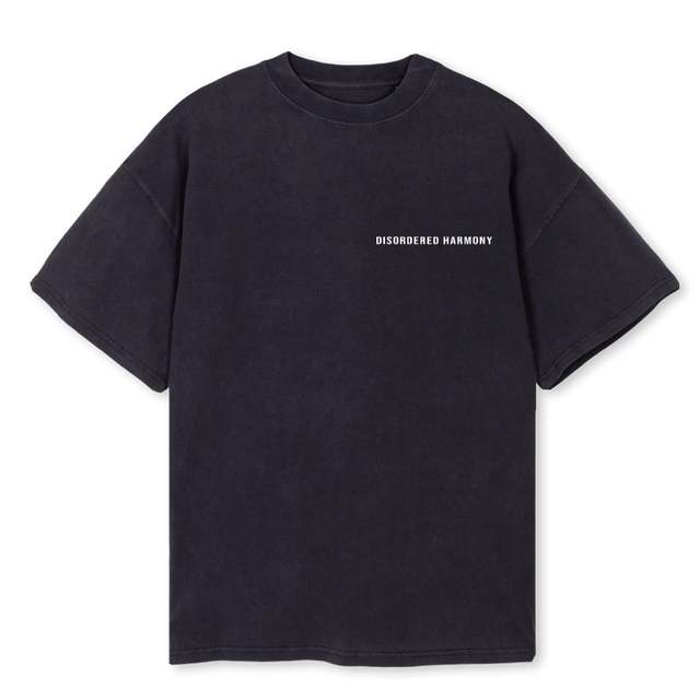 ANGEL 1 Vintage Black Oversized Tee.