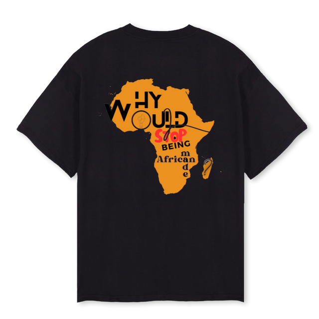DJIIRF Black Oversized Tee.