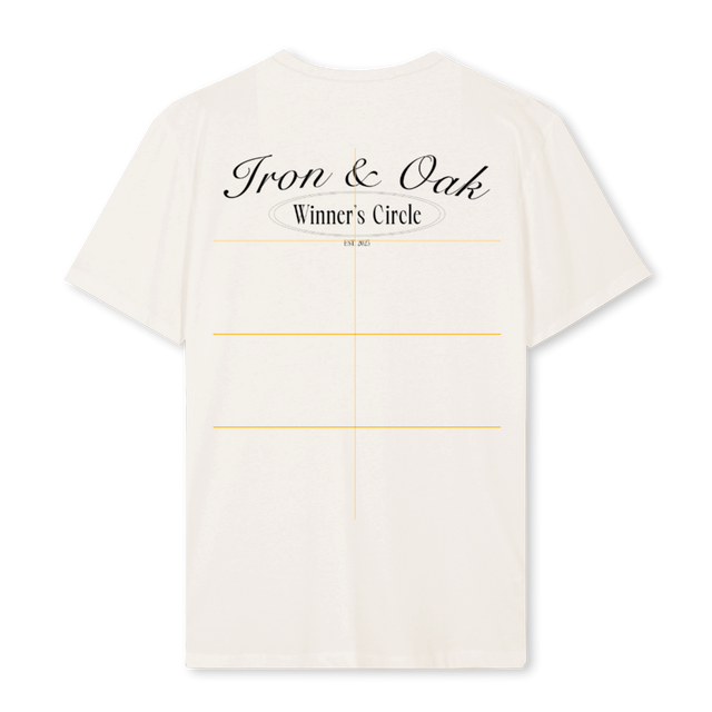 WINNERSCIRCLE Vintage White Regular Tee.