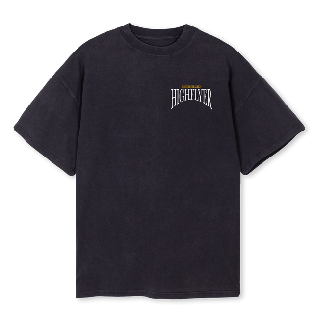 THFC Vintage Black Oversized Tee.