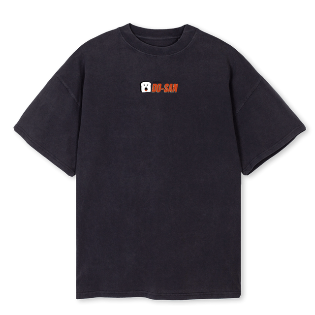MDSVIIBLACK Vintage Black Oversized Tee.