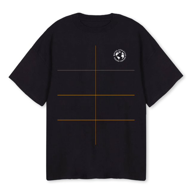 FURYOVERSIZED Black Oversized Tee.
