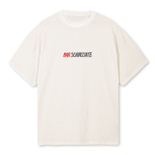 BAR SCHI VINTAGE WHI Vintage White Oversized Tee.