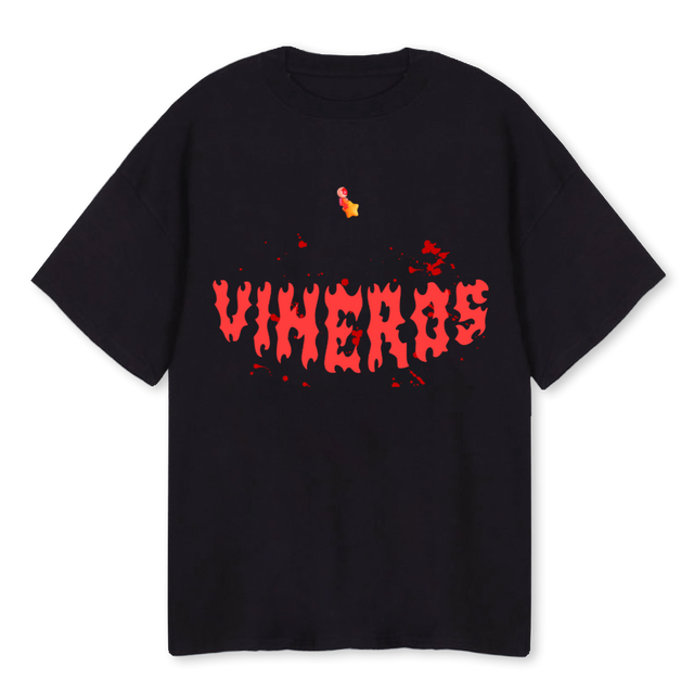 VIHERO Black Oversized Tee.