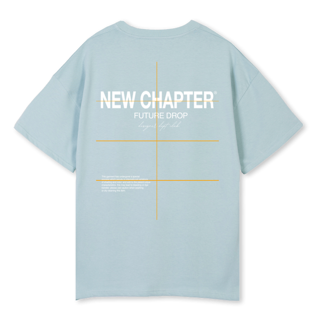 NCFUTUREDROP Cold Blue Oversized Tee.