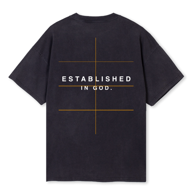 AFNCOSZDVERSONE Vintage Black Oversized Tee.