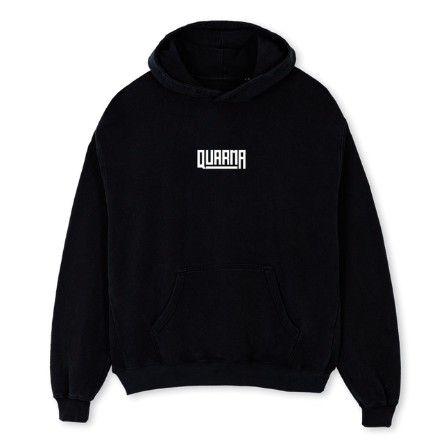 FIRSTDROPHOODIE Black Oversized Hoodie.