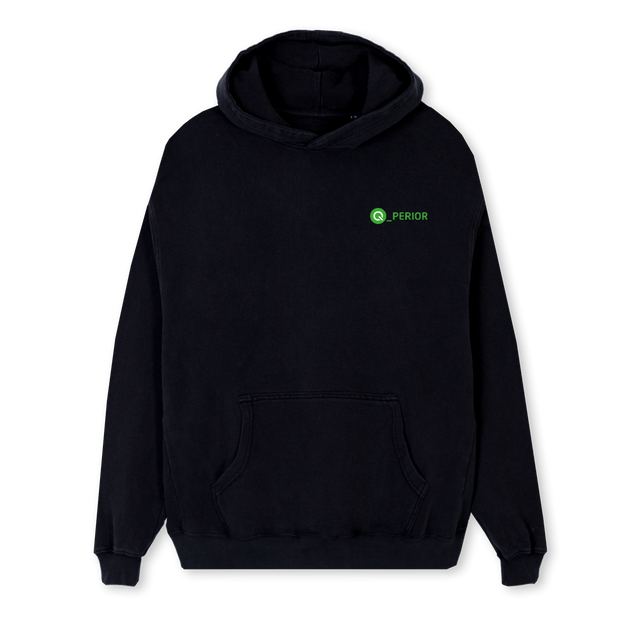 QPERIOR TC CSFS Black Regular Hoodie.