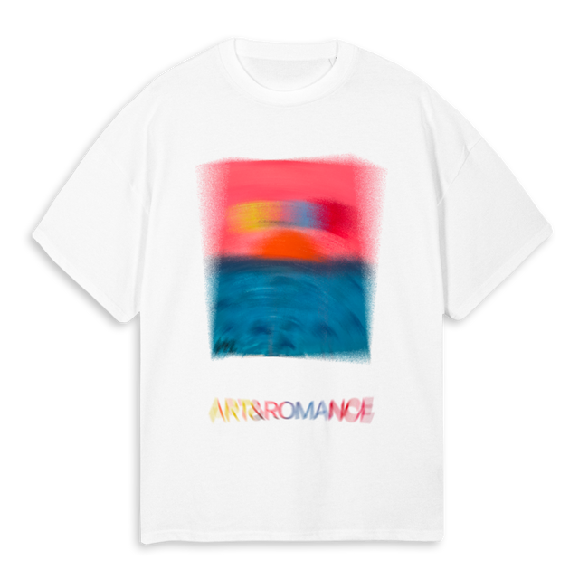 BLURREDONE White Oversized Tee.