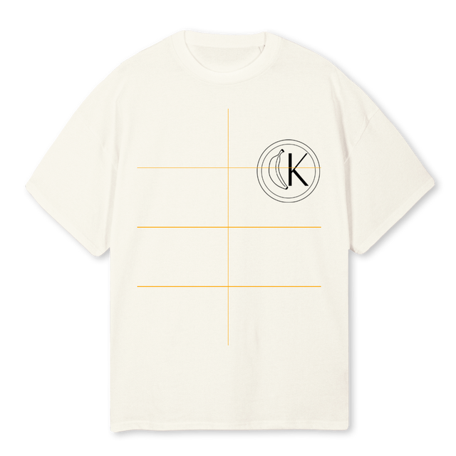 BANANA BTOC Cream Oversized Tee.