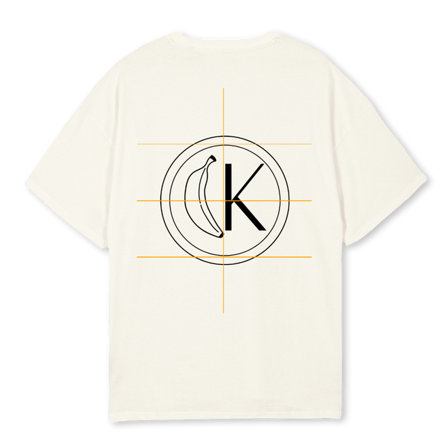 BANANA BTOC Cream Oversized Tee.