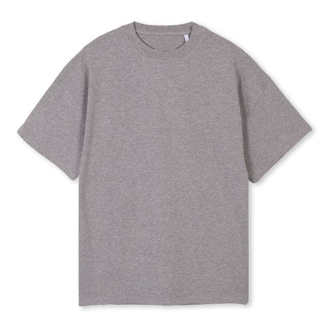 SHIRT LILA Grey Marl Oversized Tee.