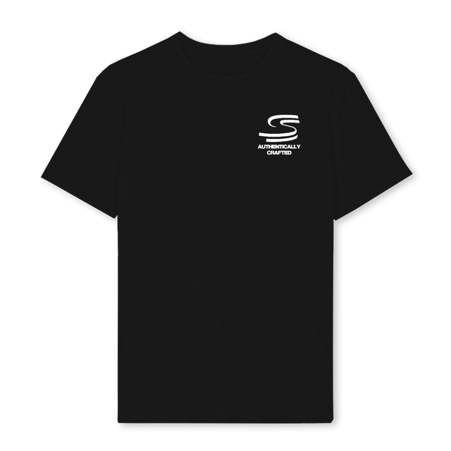SENNA Black Regular Tee.