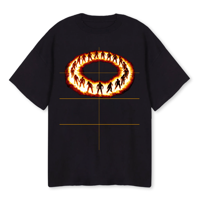 ROF Black Oversized Tee.