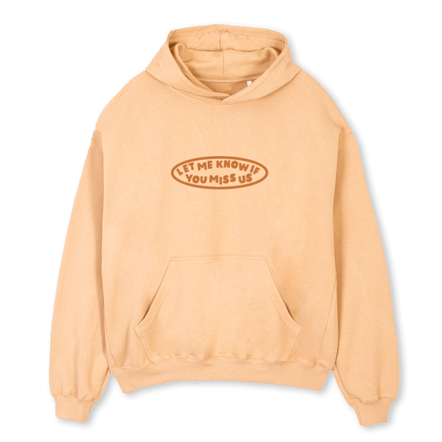 LMKIYMUTWO Sand Oversized Hoodie.