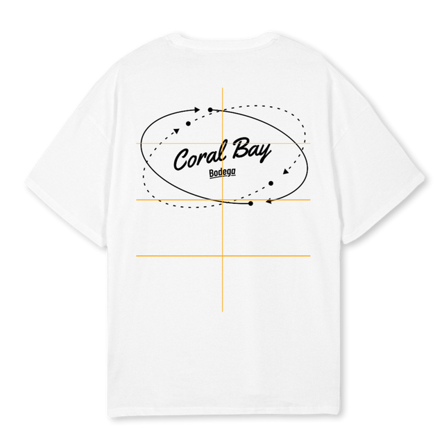 CORAL BAY L VIT White Oversized Tee.