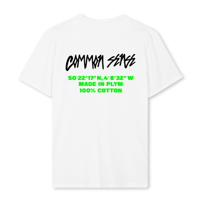 CMMN SNZ NINES White Regular Tee.
