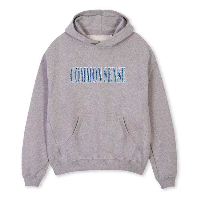 CMMN SNZ PAISLEY Grey Marl Oversized Hoodie.