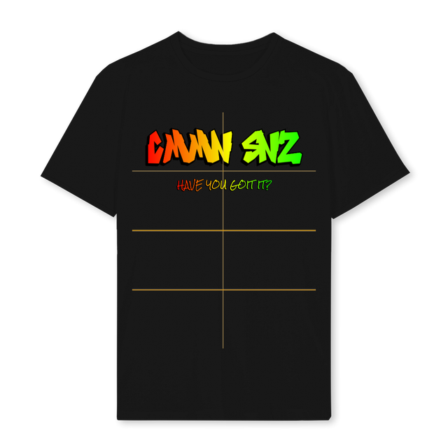 CMMN SNZ HYGI BLACC Black Regular Tee.