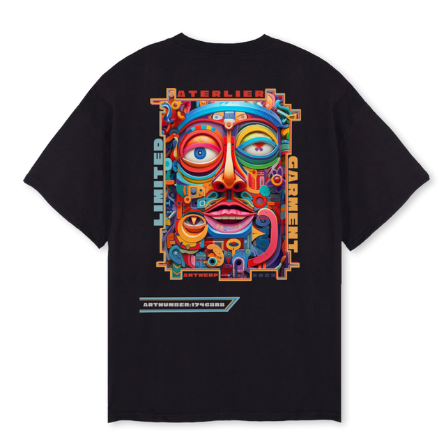 ARTWEAR Black Oversized Tee.