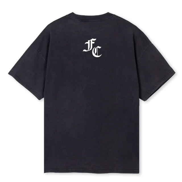 FREEMAN Vintage Black Oversized Tee.