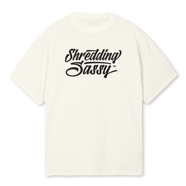 SSCREAMTEE Cream Oversized Tee.