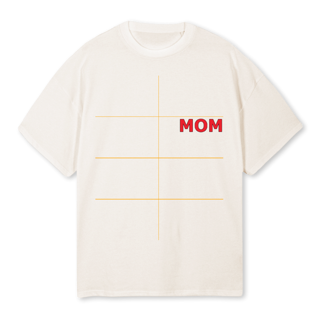 FREDDYMOM Vintage White Oversized Tee.