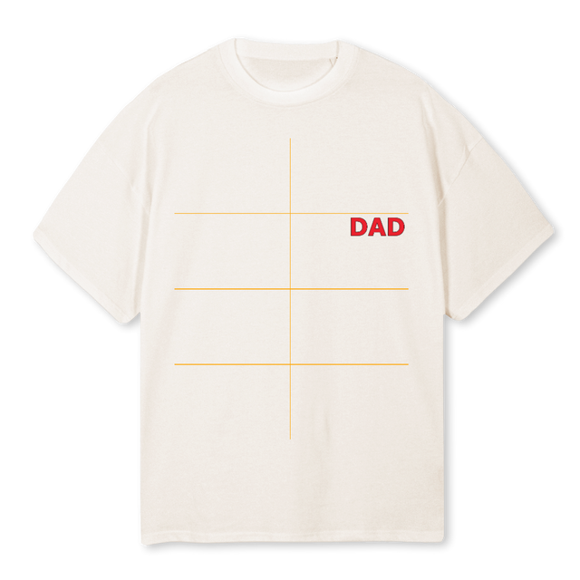 MASON Vintage White Oversized Tee.