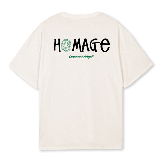 HOMAGET Vintage White Oversized Tee.