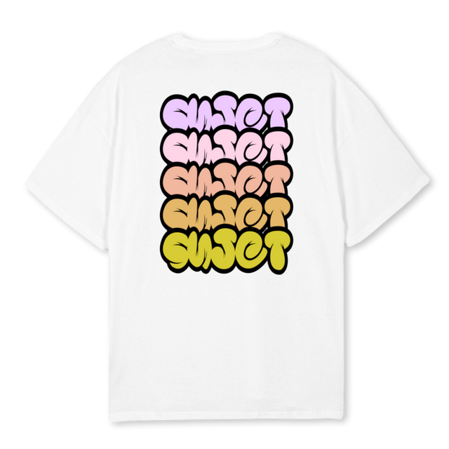 GRAFSHIRT White Oversized Tee.