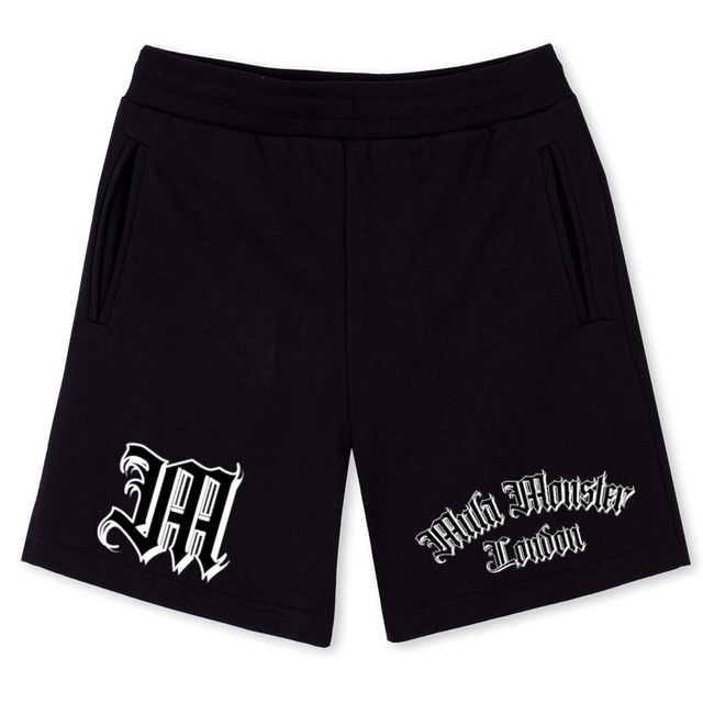 BIKER MM TW Black Sweatshorts.