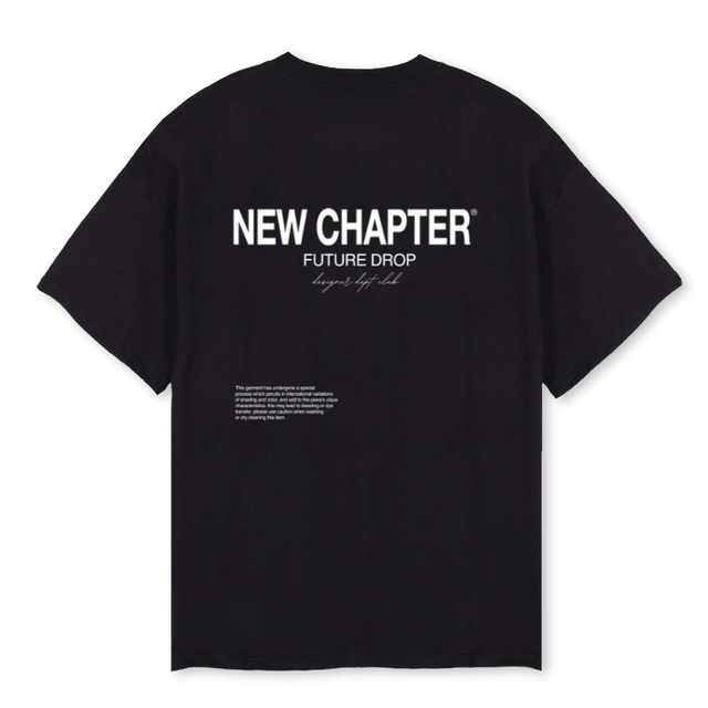 MASKEDNEW Black Oversized Tee.