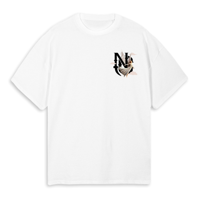 NCANGELS White Oversized Tee.