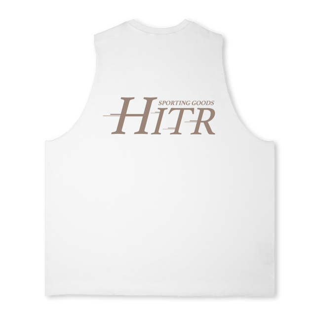 HITR HSG VEST Bright white Oversized Vest.