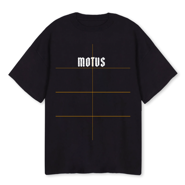 YBDF MAIN Black Oversized Tee.