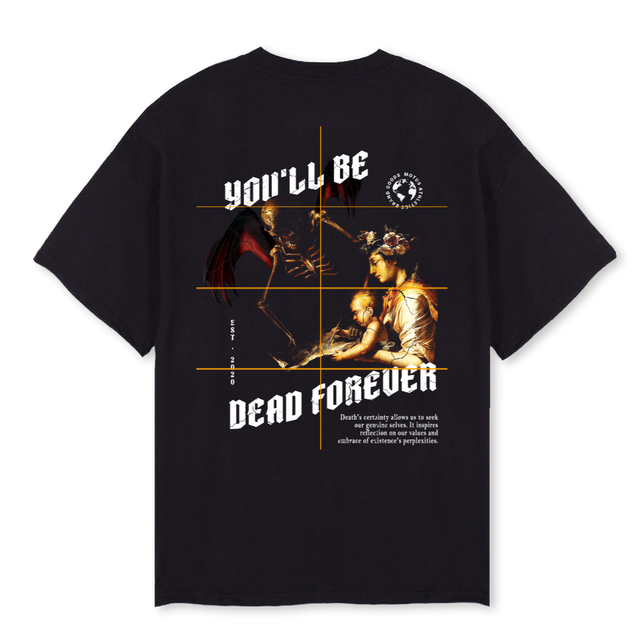 YBDF MAIN Black Oversized Tee.