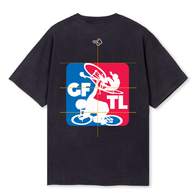 GFTL NBA Vintage Black Oversized Tee.