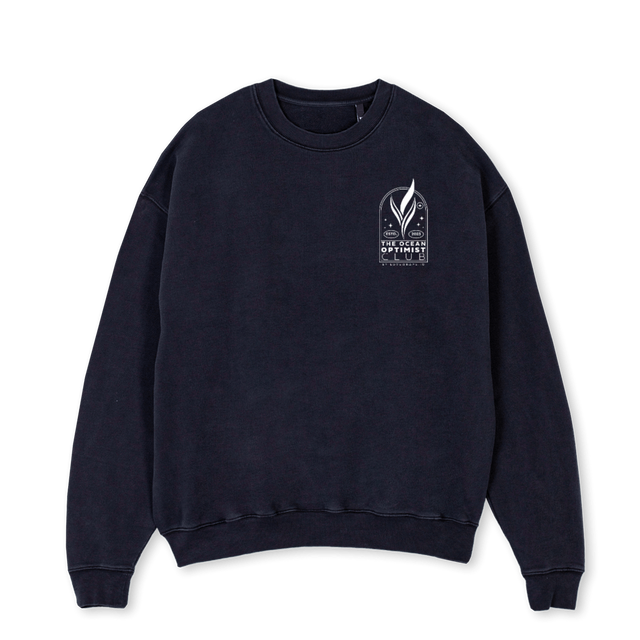 OOC Vintage Black Oversized Crewneck Sweater.